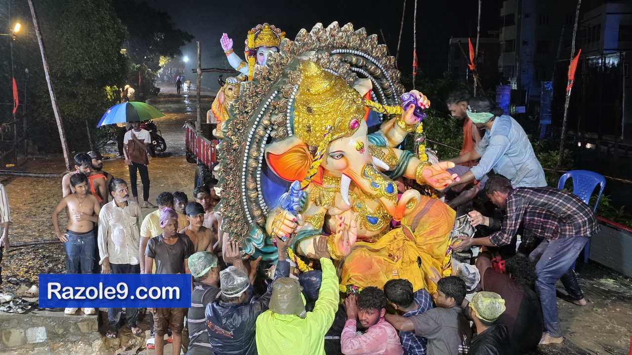 Razole Taluka Ganesh Nimajjanam